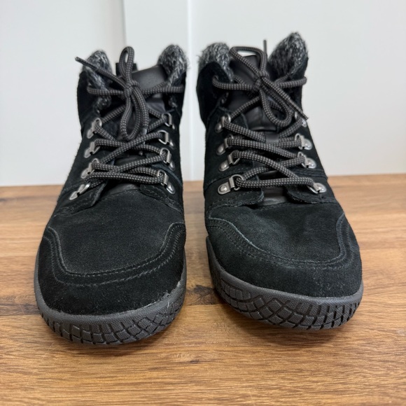 Weatherproof Rachel Suede Hiking Boots Black Women’s Size 9 - Picture 6 of 10